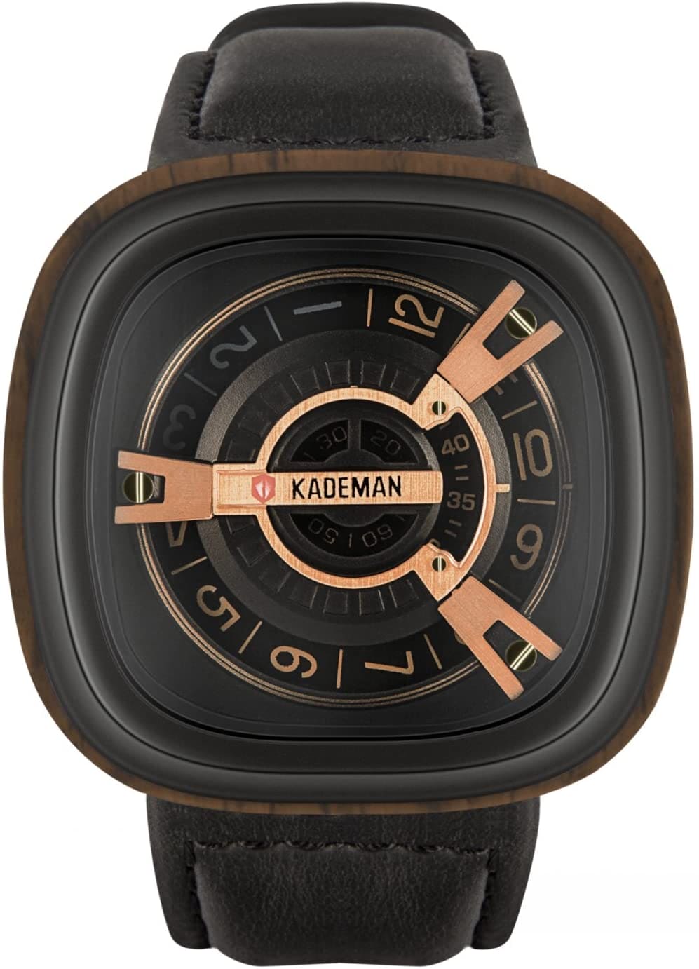 Kademan Analog Watch, Sports Watch With Leather Strap Kademan Analog Watch, Sports Watch With Leather Strap